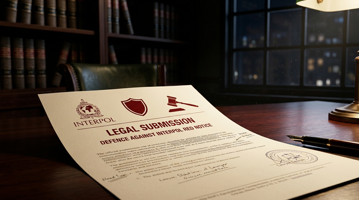 Interpol red notice defence lawyer consultation