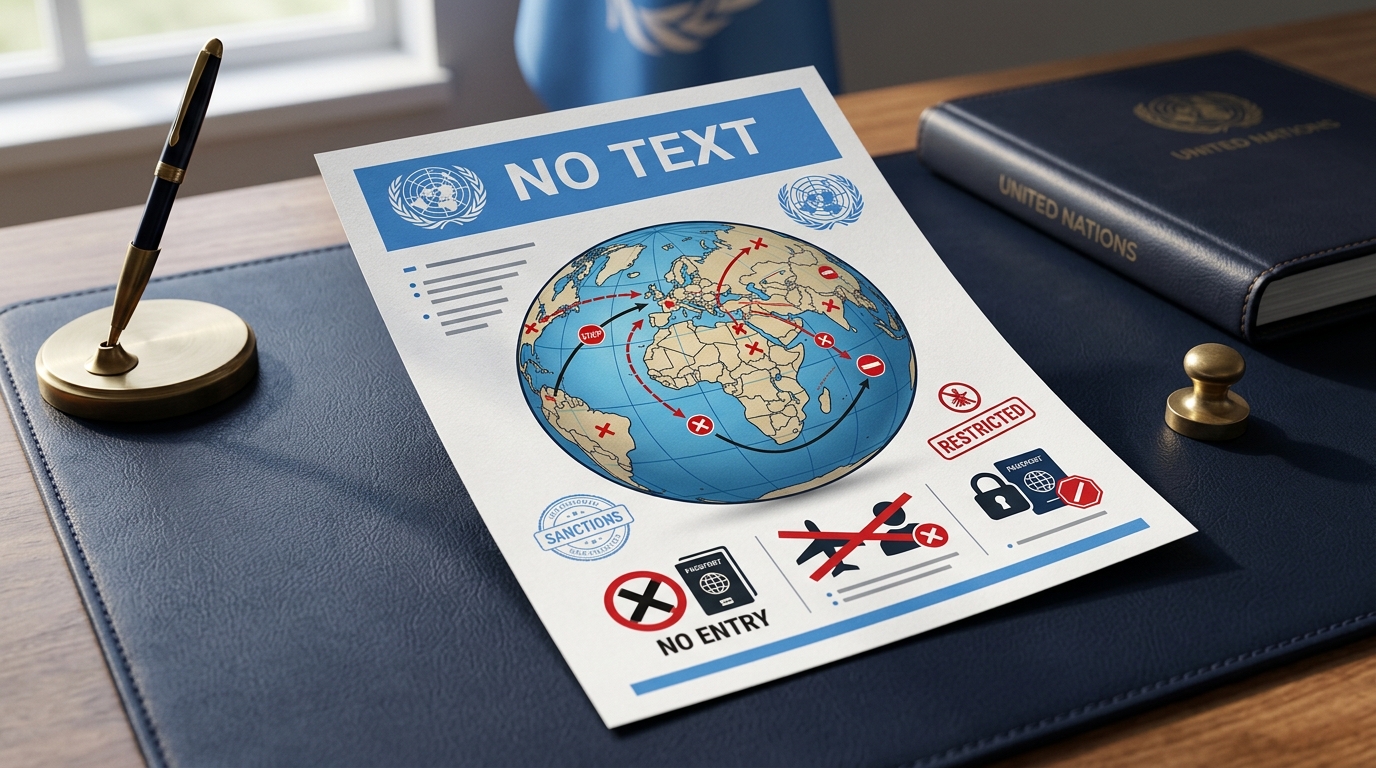 UN Special Notice sanctions travel ban document